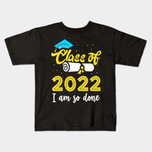 Class of  senior college high school grad im Kids T-Shirt